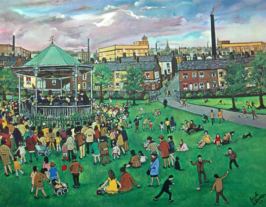Stamford Park, Hale bandstand by Edith Le Breton