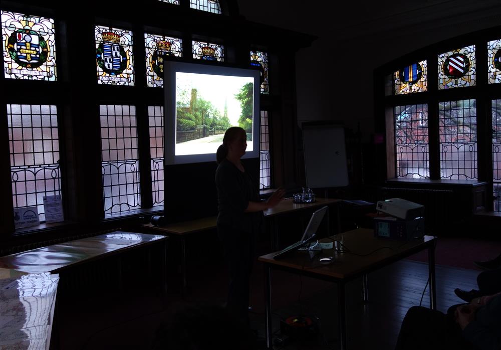 Talk on Altrincham Area Image Archive to Altrincham History Society Town Hall, 2013
