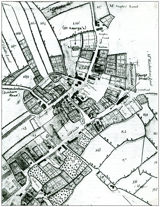 Stamford Plan of Altrincham Property Plan 1790 and 1799
