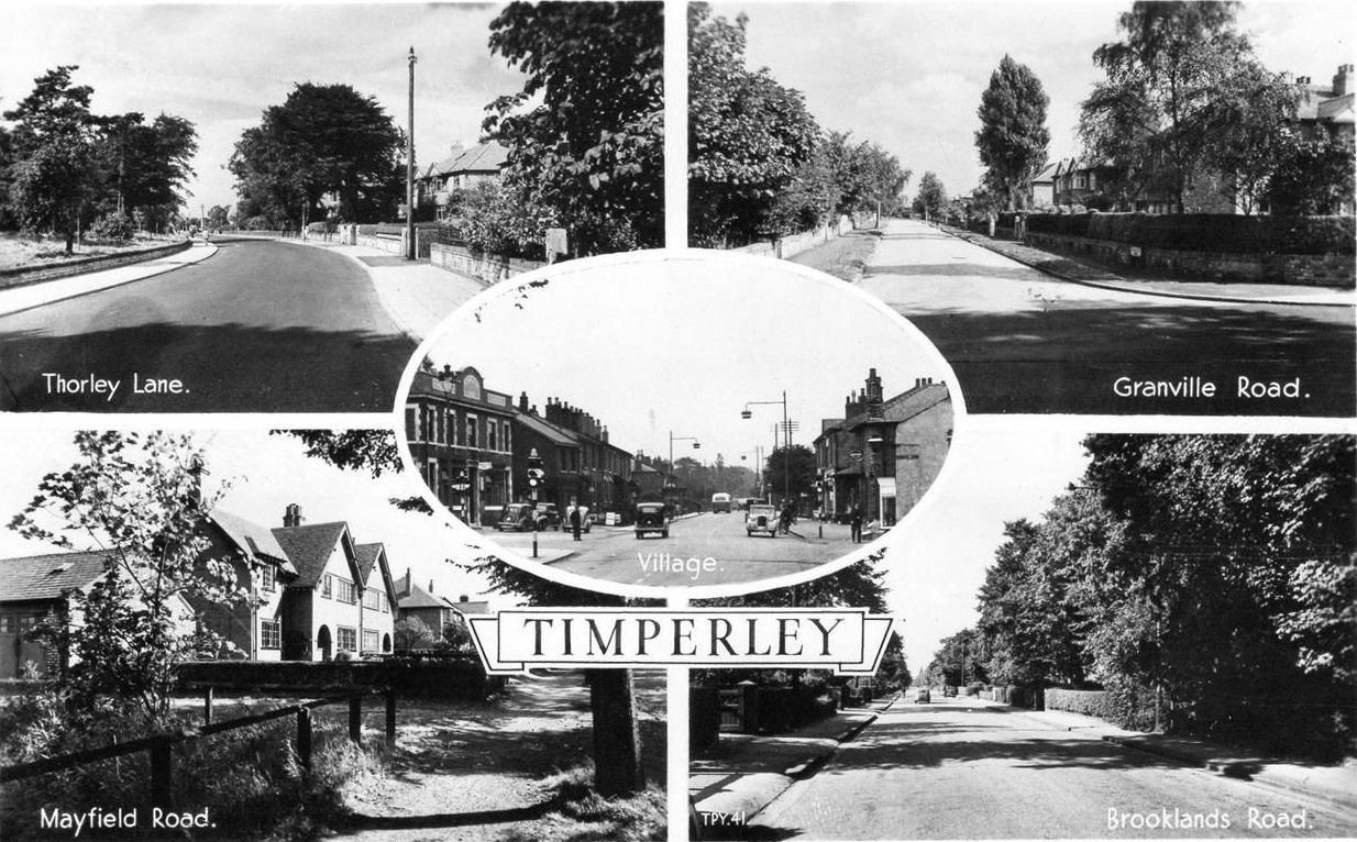 Timperley - Mayfield Rd, Broklands Rd, Granville Rd and Thorley Lane 1960