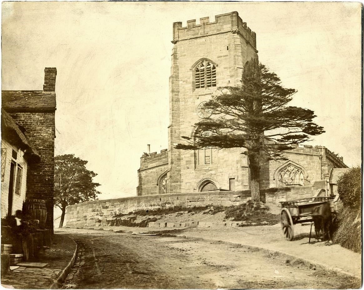 St Mary's Bowdon 1510 church on Church Brow
