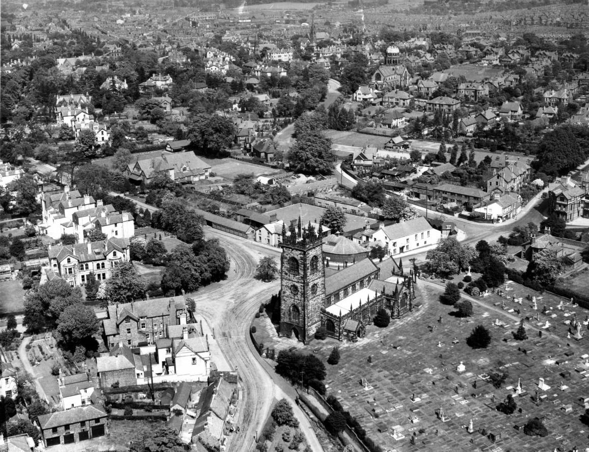 Bowdon Church 1949 Aerofilms