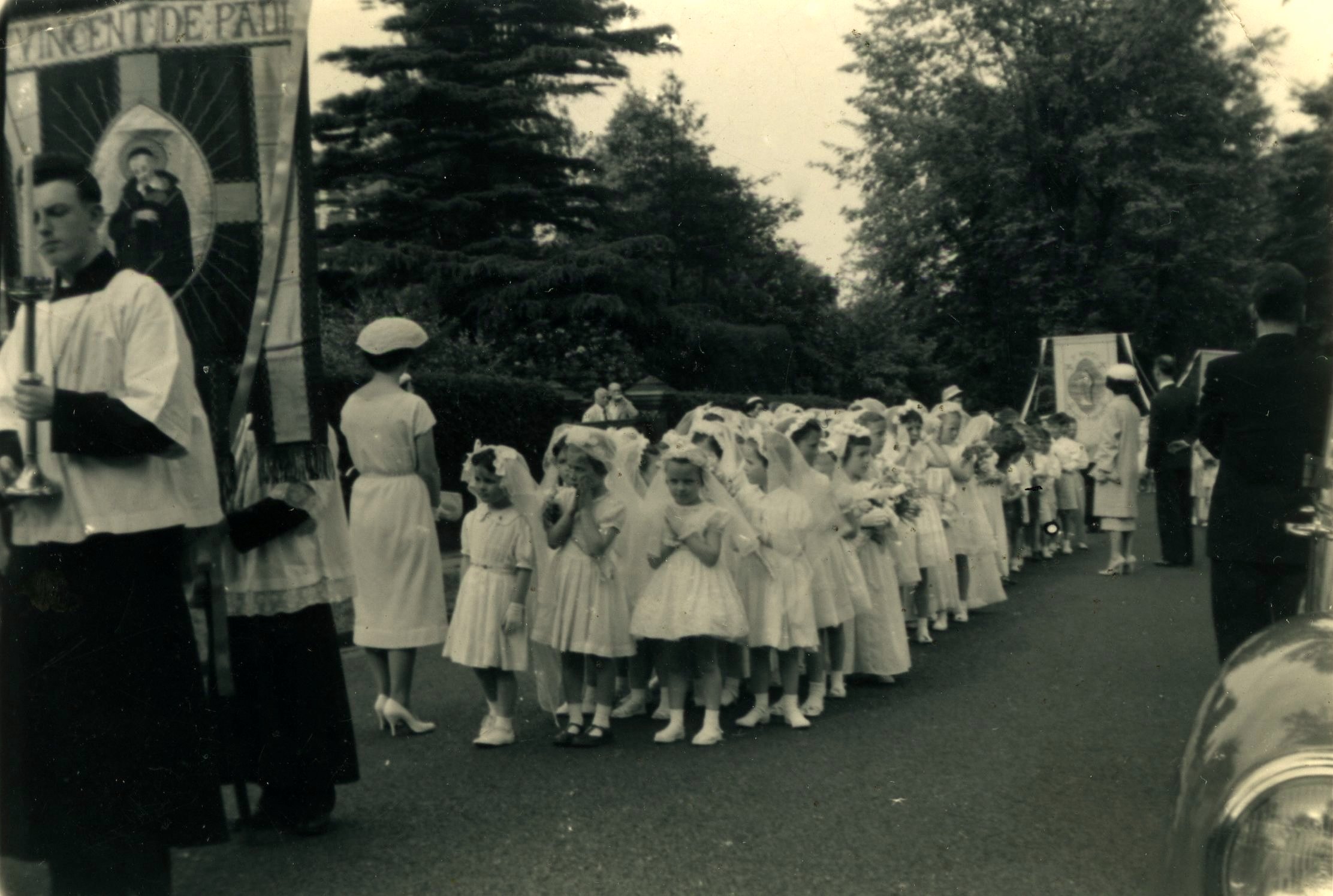 Whit Walk Altrincham, 1956