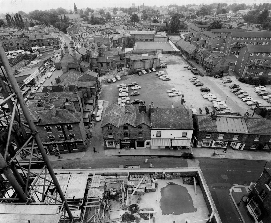 Altrincham Travelodge view, 1968
