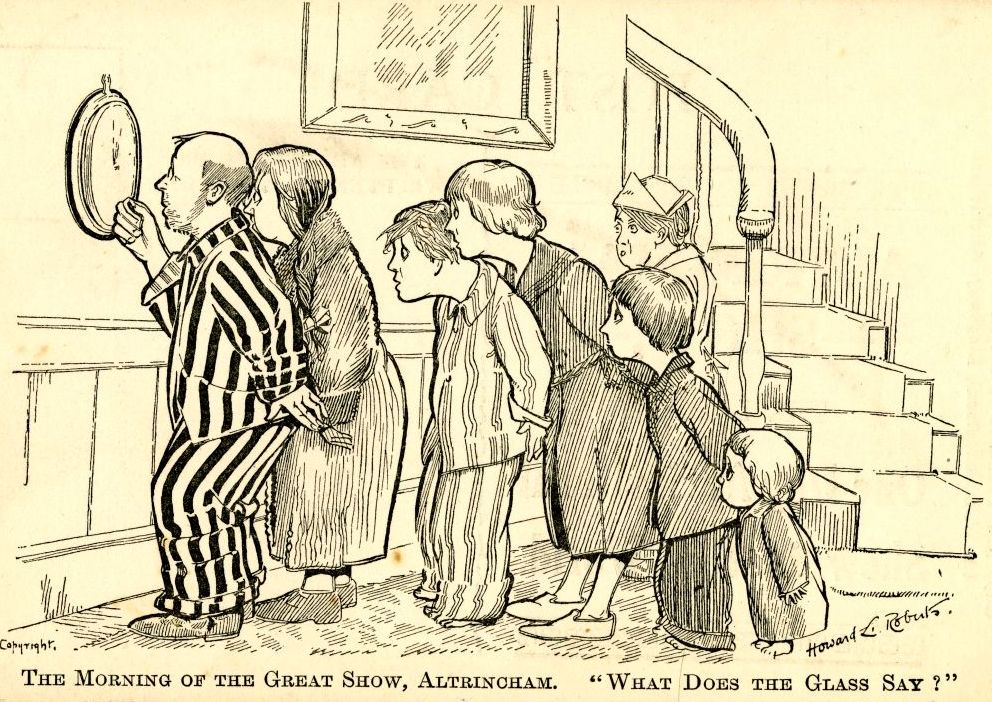 Checking the barometer glass