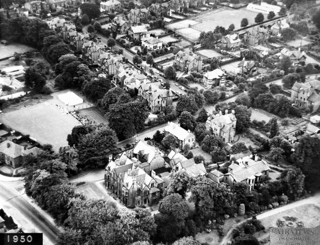 Culcheth Hall School, Cavendish Rd, Portland Rd 1950