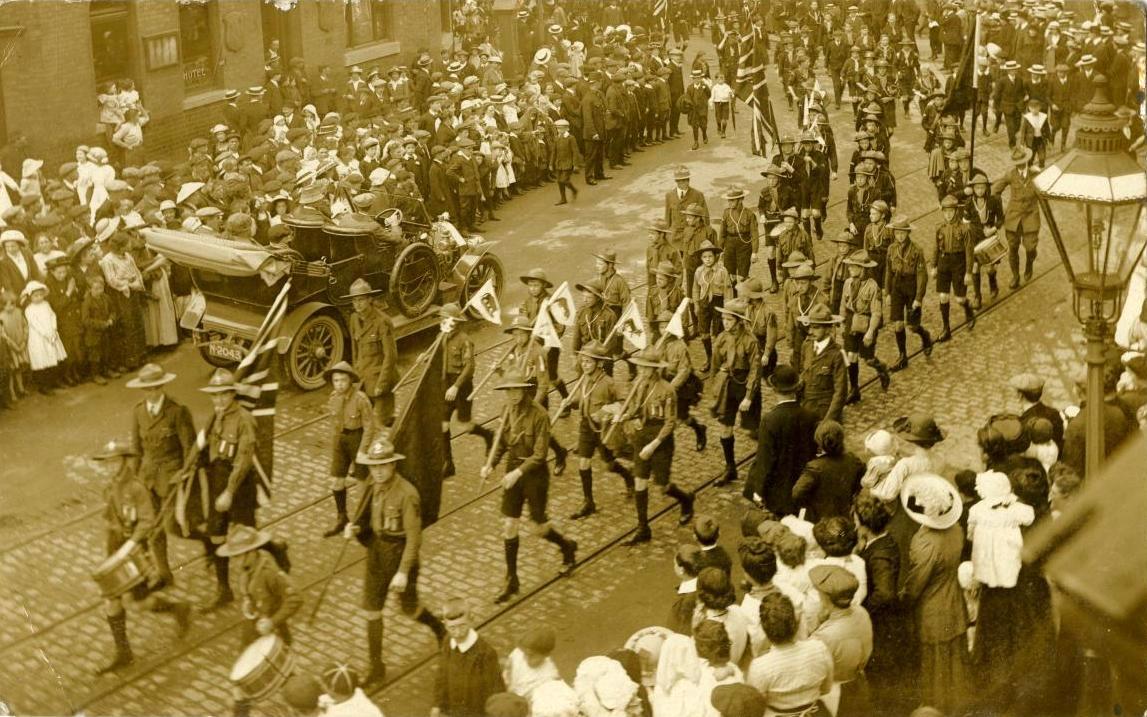 Altrincham boy scouts, 1914