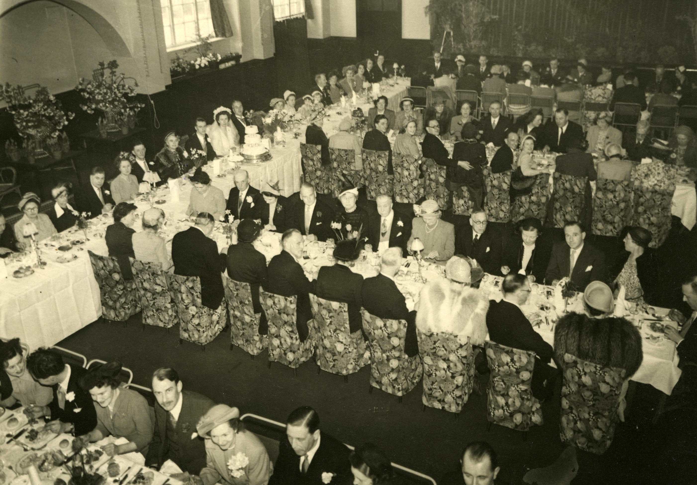 Assembly Rooms wedding, 1950