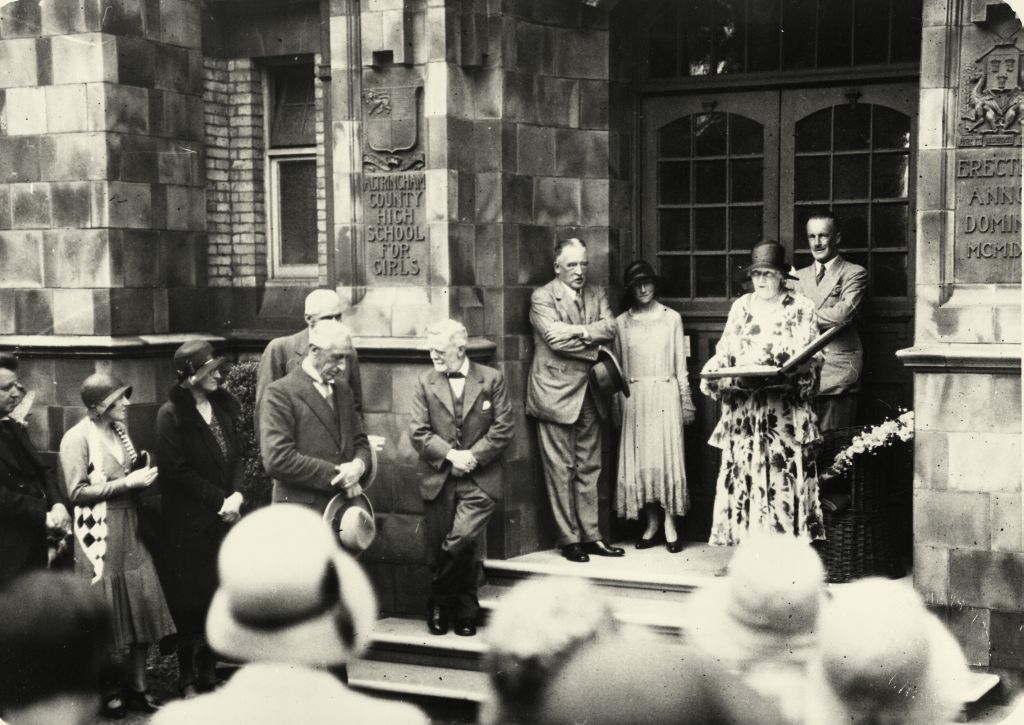 Miss Howes Smith, Altrincham County High School, 1933