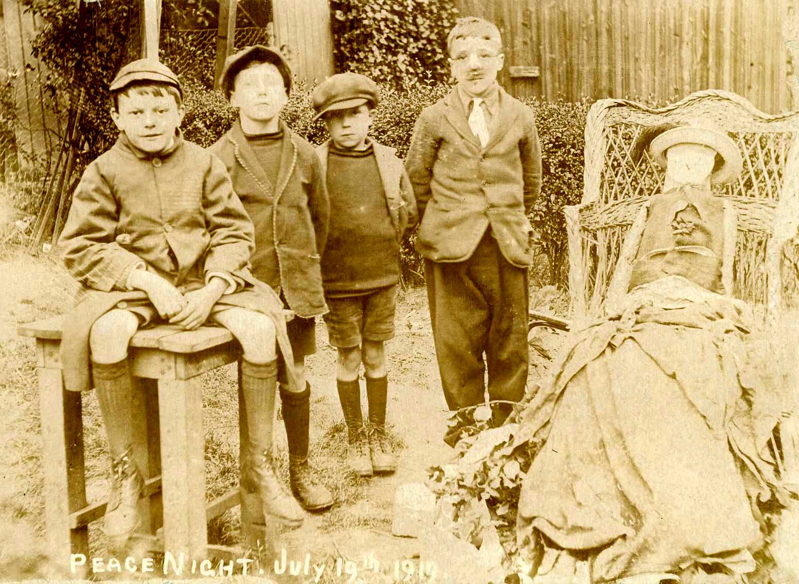 Peace Celebration, Kaiser, July 19th 1919