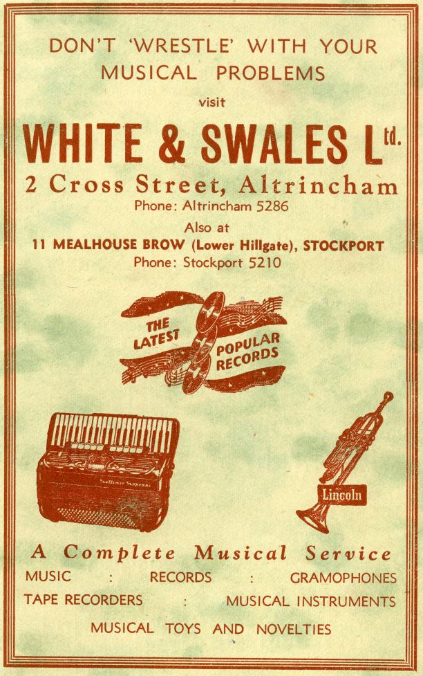 White and Swales, Altrincham record store
