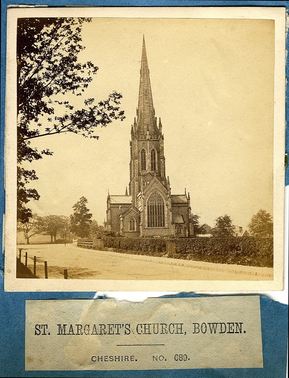 Helmuth Petschler Manchester Photographic Company  St Margaret's mid-1860s stock photo (Altrincham Area Image Archive SN