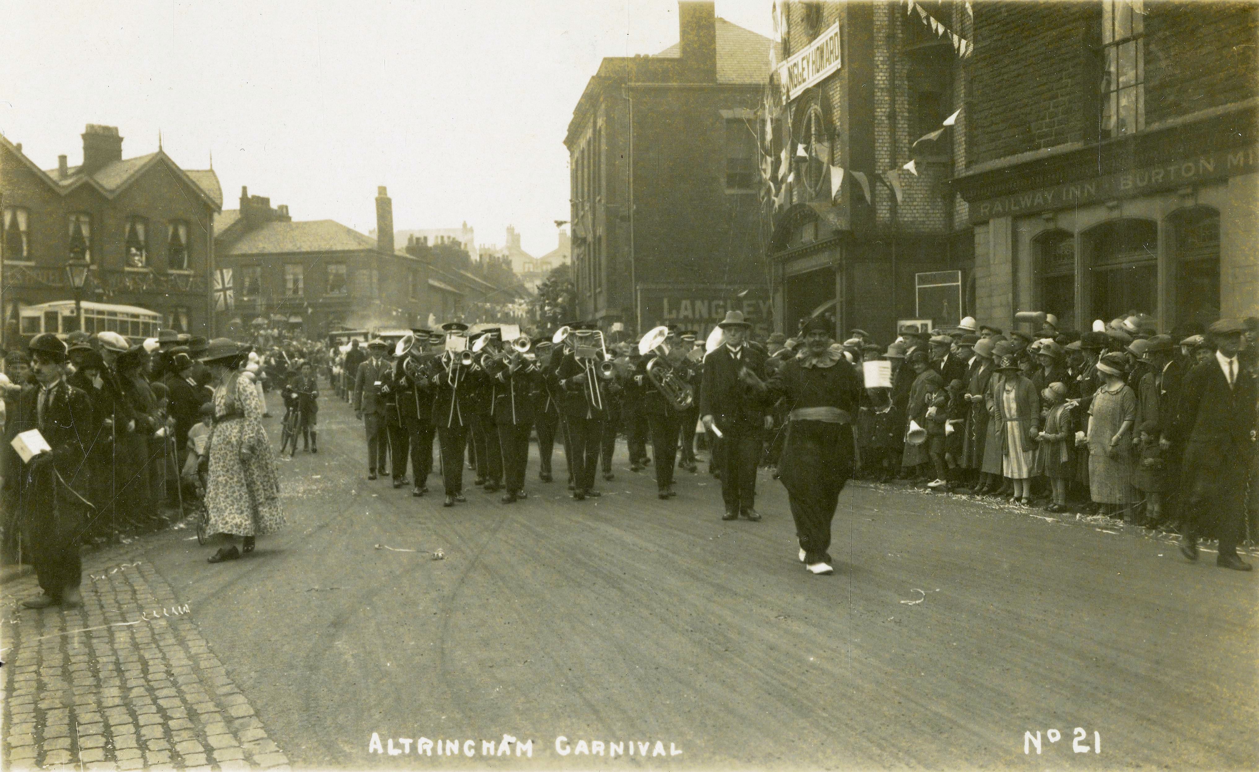 Altrincham Carnival Stamford St 1925 Altrincham Area Image Archive SN02721r (2)
