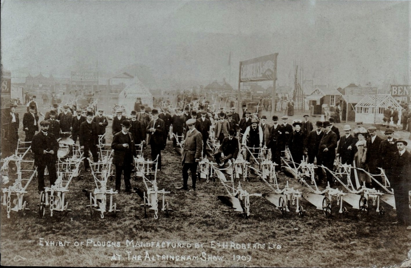E & H Roberts, Deanshanger. Cast iron plough.