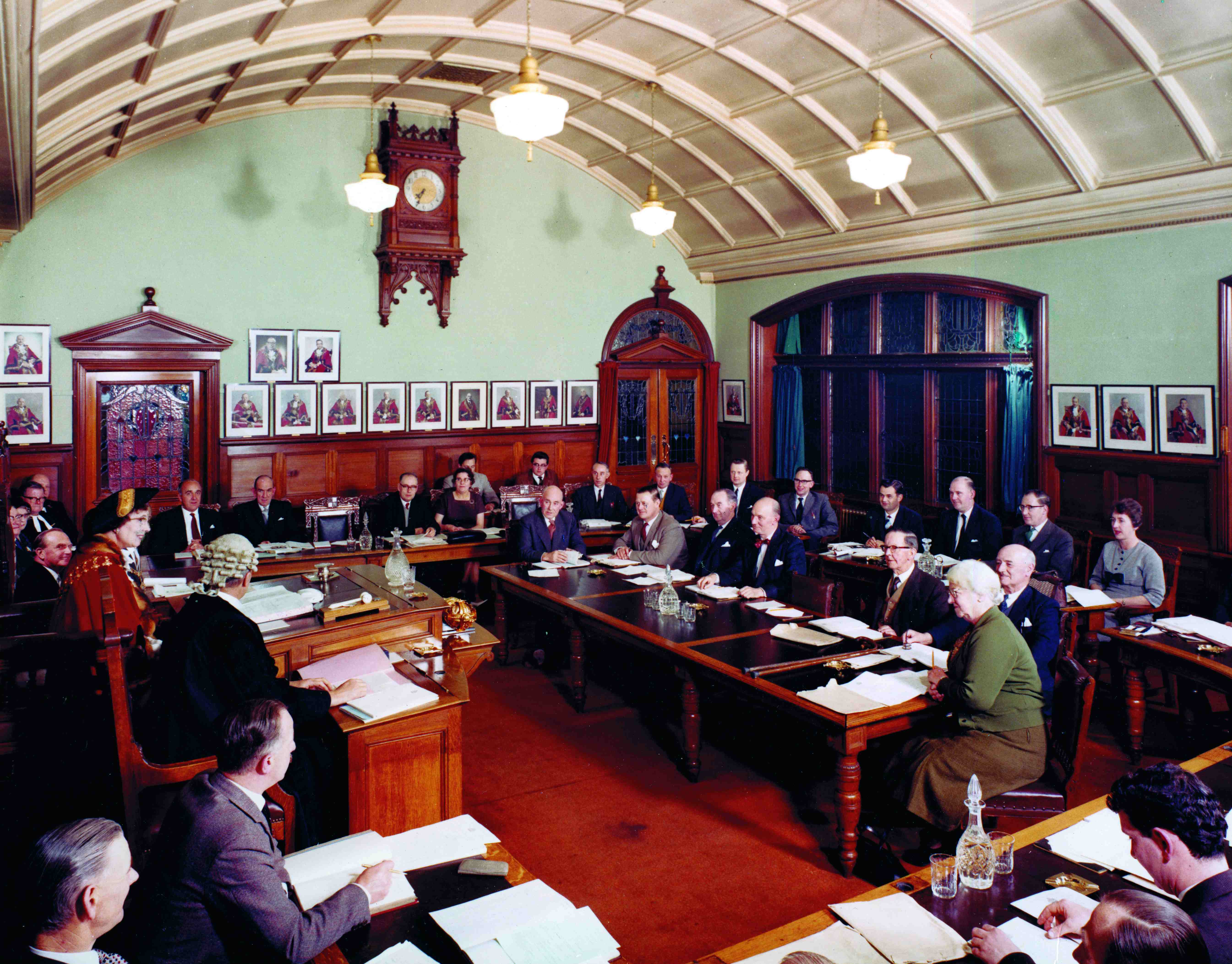 Altrincha TOwn Hall Council Chamber history